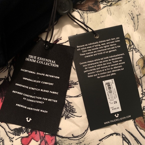 True Religion Jennie Curvy Jeans Dark Wash NWT - Picture 8 of 13